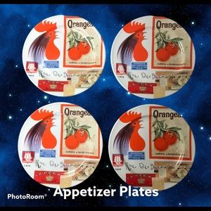 Rosanna Italian Appetizer Plates Set of 4
